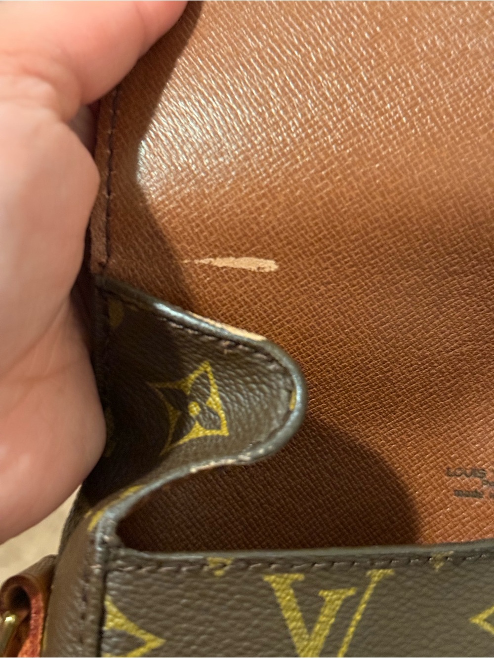 Vintage Louis Vuitton Monogram Louis Vuitton Saint Cloud Crossbody Bag PM 882VI - Picture 13 of 16